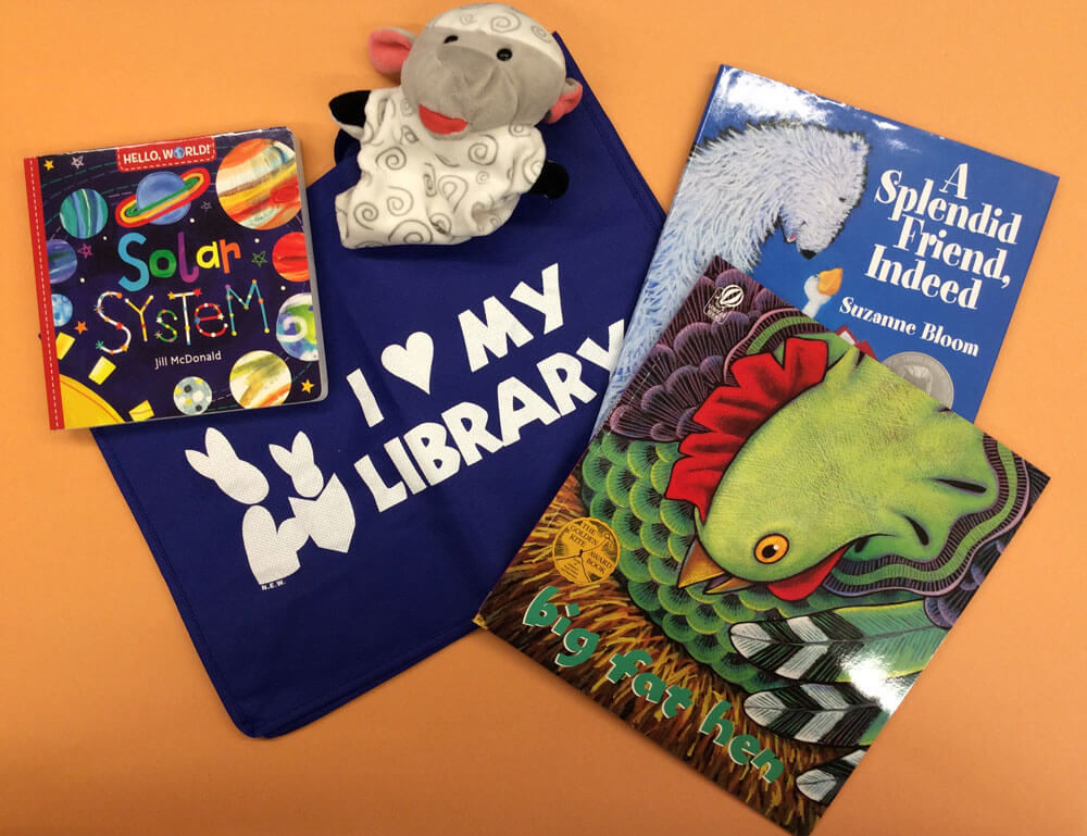 picture of books and other prizes