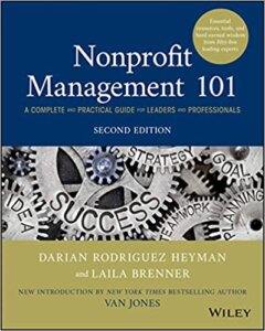 Book cover: Nonprofit management 101
